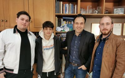 The first official meeting with the Major of Trikala